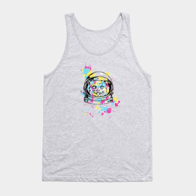 Astronaut Cat Tank Top by Better Than Pants